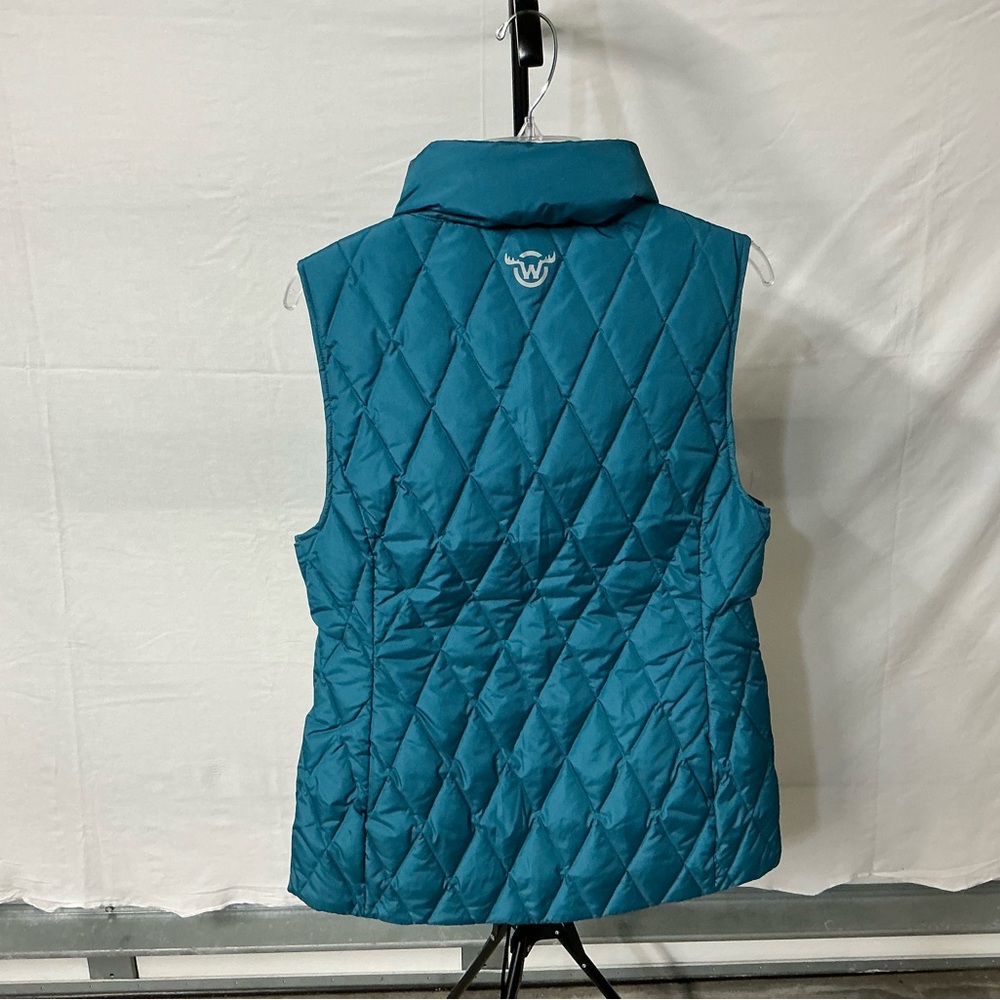 Moosejaw Women’s Cozy Down Insulator Vest in Teal Size M - Picture 9 of 10
